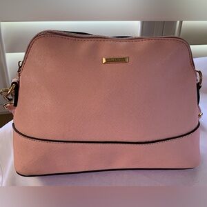 Elim and Paul pink purse